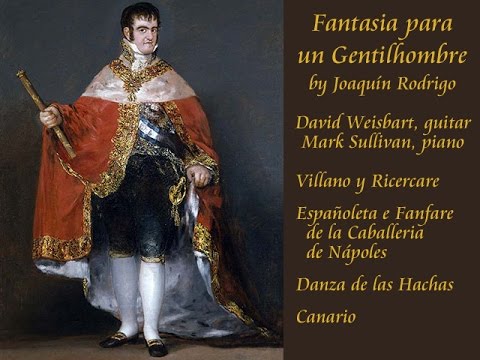 Fantasia para un gentilhombre - guitar and piano
