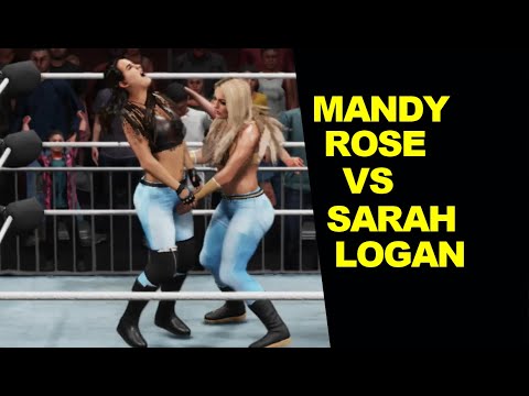 WWE 2K19 Mandy Rose vs Sarah Logan - Iron Woman Match