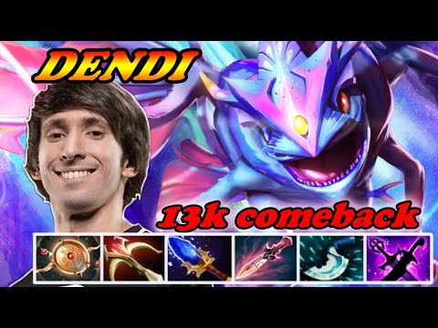 Dendi Puck 13k comeback vs wombo combo Chrono Cataclysm | Immortal Best Ranked Gameplay