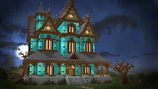 Building a Haunted Mansion in Minecraft Survival
