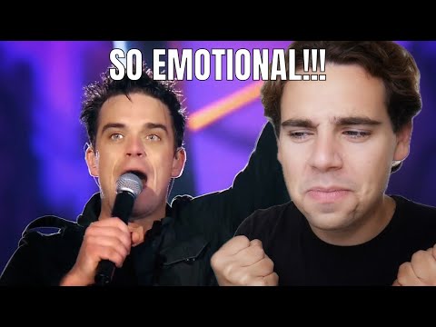 Breathtaking. FIRST TIME Reacting to Robbie Williams - Angels Live At Knebworth 2003