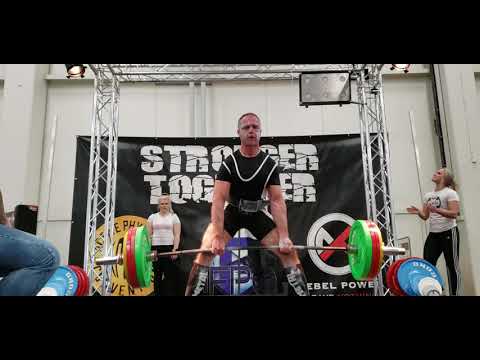Mikko Mäntymäki Deadlift 260 kg @ BW 89.2 kg. FPO Finnish Nats, 24th Aug 2019.
