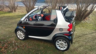 2006 Smart Car Fortwo Cabriolets Top Will Not Close and battery location