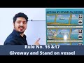 Rule No 16 17 Action By Give Way And Stand On Vessel Navigation ROR Rulesofroad Merchantnavy