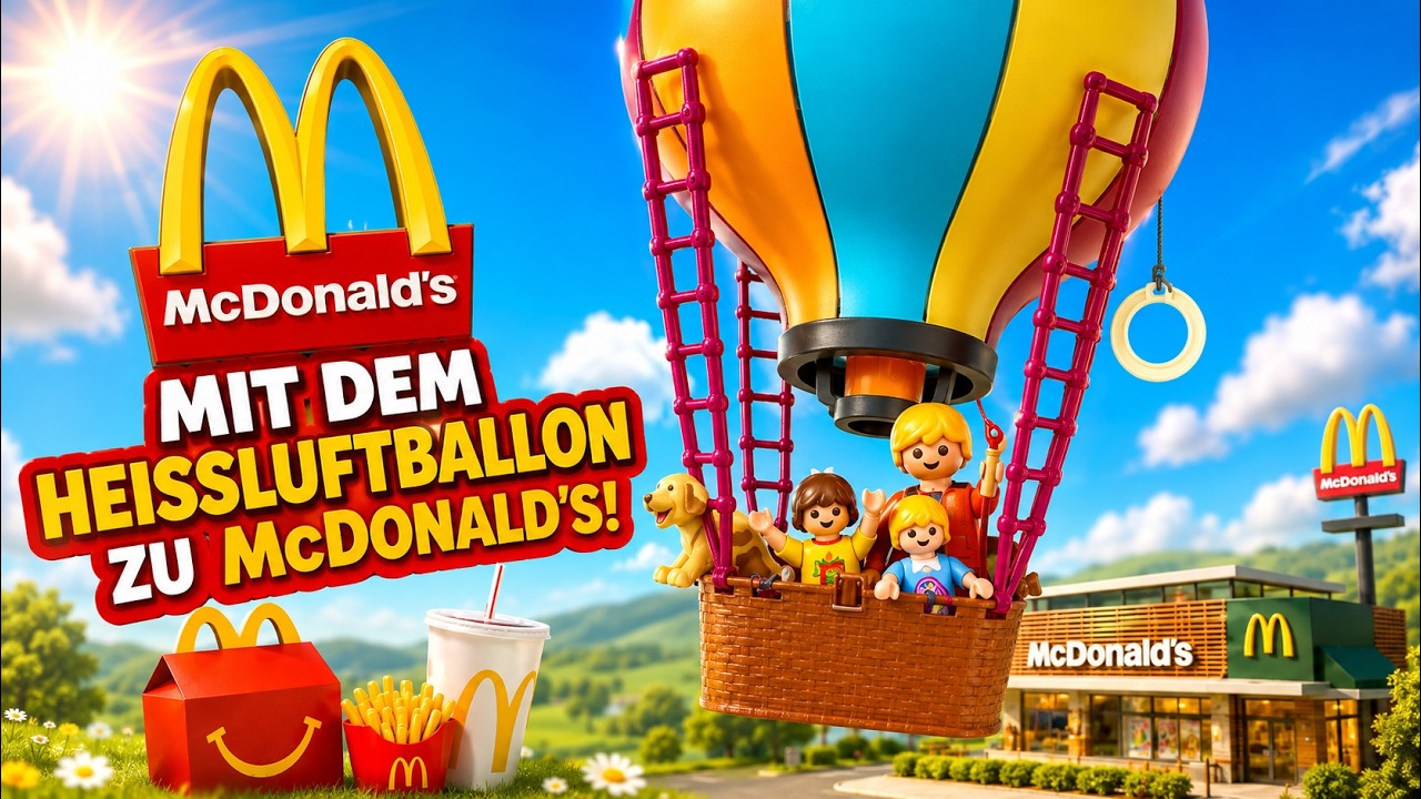 Unser Heißluftballon landet bei McDonald’s! 😱🎈🍟