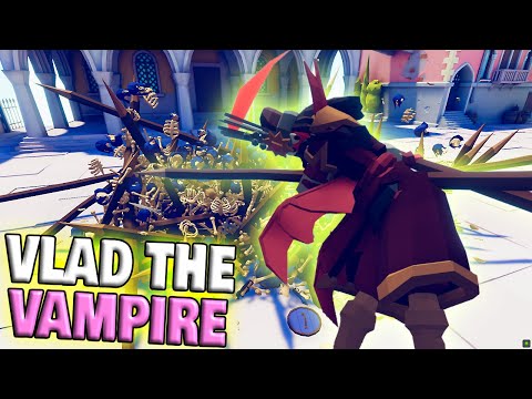 OP Fusion! Vlad The Vampire vs Every Faction - TABS Unit Creator Update Mod Gameplay