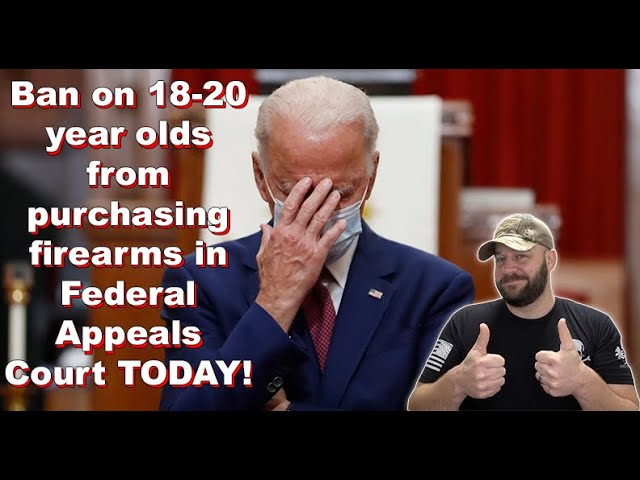 State ban on gun sales under 21 in Federal Appeals Court TODAY! This is picking up steam...