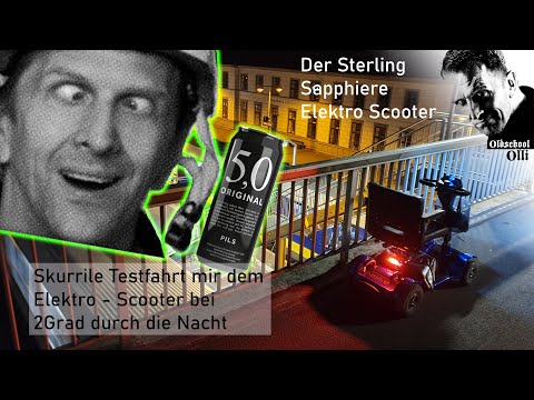 Electric scooter endurance test! How long does the battery last on a night ride?