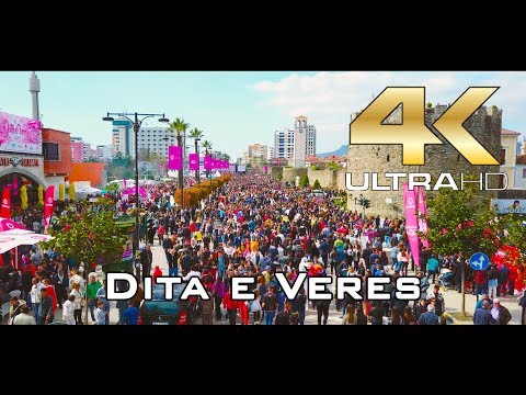 ELBASAN, ALBANIA , DAY OF SUMMER, DITA E VERES 2017 (UHD 4K)