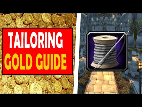 How to Get Rich with Tailoring | BFA Tailoring Gold Guide