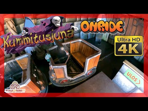 Kummitusjuna (Onride POV) Video Tykkimäki 2022 - Geisterbahn - ghost train - Tykkimäki huvipuisto