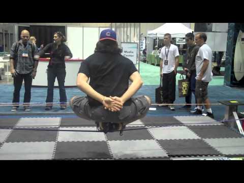 Insane Surf Expo Slackline Tricks