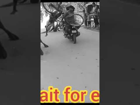 🤪cycle accident funny video😂 #shorts #funny #cycle #viral