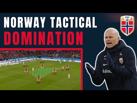 Norway Tactical Analysis | Build-Up Play, Full-Back Attacks & Compact Defense
