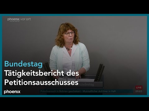 Bundestagsdebatte zum Tätigkeitsbericht des Petitionsausschusses 2023 am 27.06.24