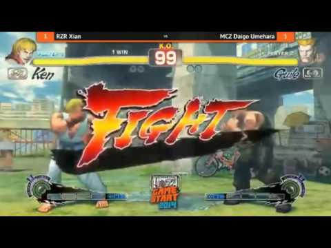 USF4 Daigo Umehara vs. Xian in OMEGA Edition GameStart 2014