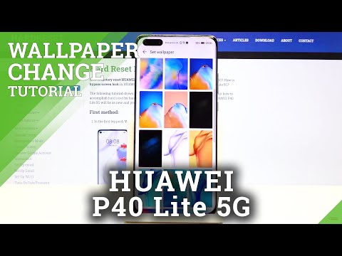 How to Change Wallpaper in Huawei P40 Lite 5G – Photo on Display