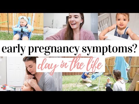 <h1 class=title>DAY IN THE LIFE OF A STAY AT HOME MOM 2019 | EARLY PREGNANCY SYMPTOMS?</h1>