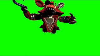 Five Nights at Freddys 2 Foxy Jumpscare Green Scre