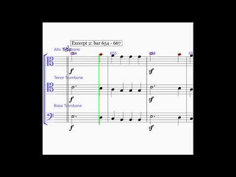 Beethoven 5th Symphony Trombone Excerpts /// Trombone21