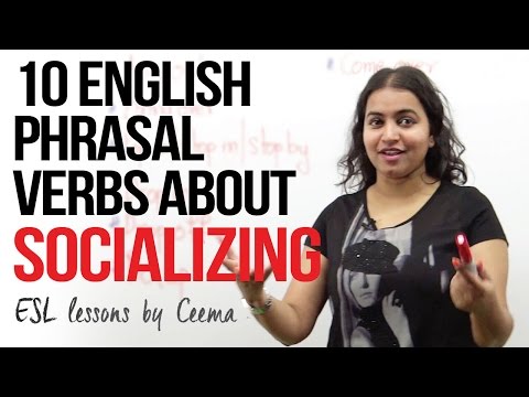 人付き合いについての英語の句動詞10選 - 無料英会話レッスン (10 English phrasal verbs about socializing - Free English lessons)
