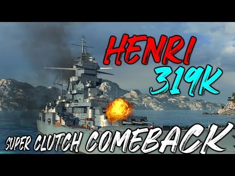 Henri IV 318k -  clutch "solo" carry || World of Warships