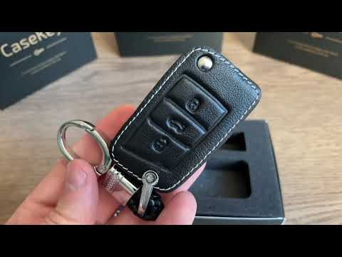 Кожаный чехол для ключа Skoda - фото 1 - id-p1420009152