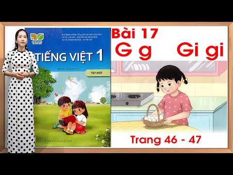 Tiếng việt lớp 1 kết nối tri thức bài 17