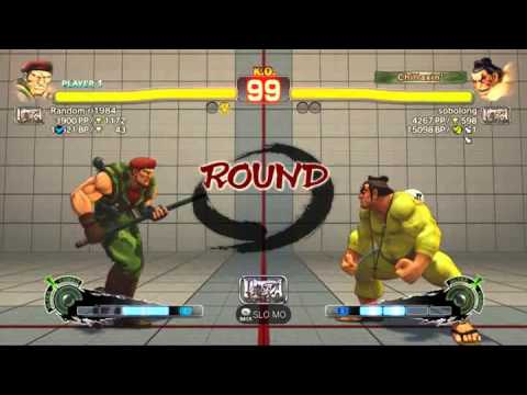 USFIV~ Rolento (Random ri1984) vs  E.Honda (sobolong) HD