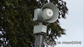 preview picture of video 'Cygnet, OH Federal Signal 2001-SRN Siren Test 10-4-14'