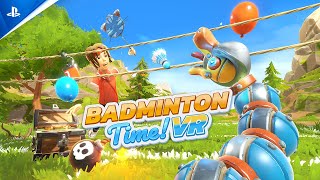 Badminton Time VR - Release Date Trailer | PS VR2 Games Trailer