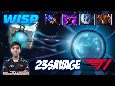T1.23savage WISP IO - Dota 2 Pro Gameplay [Watch & Learn]