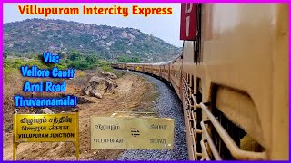 🚂VILLUPURAM INTERCITY EXPRESS TRAVEL VLOG..!! Tirupati - Villupuram | Via : Katpadi,Tiruvannamalai |