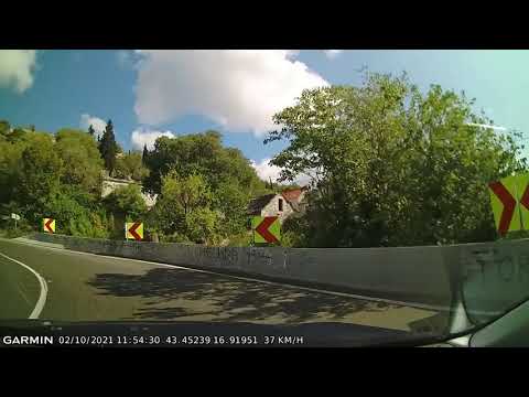 DRIVE #1667: Makarska (Croatia)-Livno (Bosnia and Herzegovina) (timelapse 4x) *Read Description*