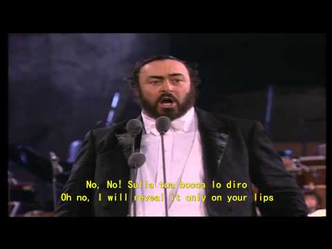 Pavarotti - Nessun Dorma - 1080p (ENGLISH)