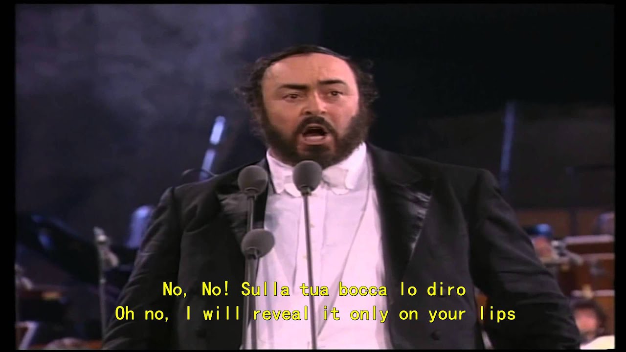 Pavarotti - Nessun Dorma - 1080p (ENGLISH)