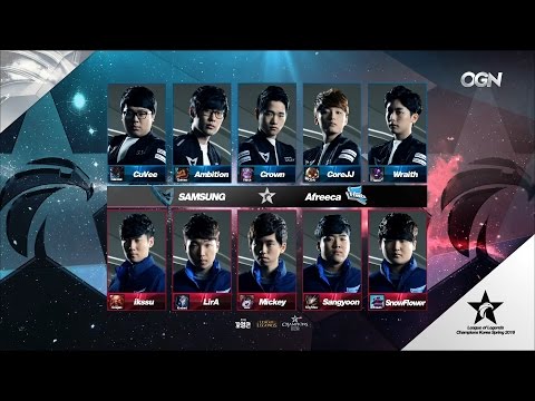 SSG vs AFS Game 1 Highlights - SAMSUNG GALAXY vs AFREECA FREECS - LCK Week 10 - SPRING 2016