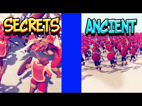Totally Accurate Battle Simulator - SECRETS Team vs ANCIENT DLC Team