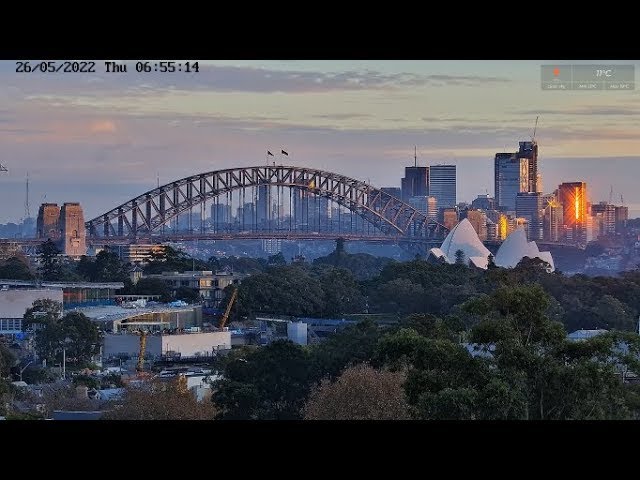 Live webcam view of Sydney Harbour Bridge Live