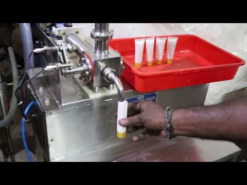 Tube Cream Filling Sealing & Trimming Machine : Cream Filling & Sealing Machine