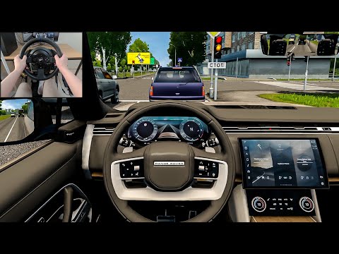 City Car Driving - 2022 Range Rover Autobiography  [Steering wheel gameplay]