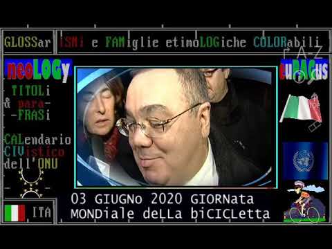 TITOLi TG1 MercoleDì 03 giugno 2020 // giornata mondiale della biCICLetta