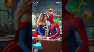 Download lagu Super Girl ka kiss Kaun Lega 💋| who is best.? #shorts #spiderman #supergirl mp3