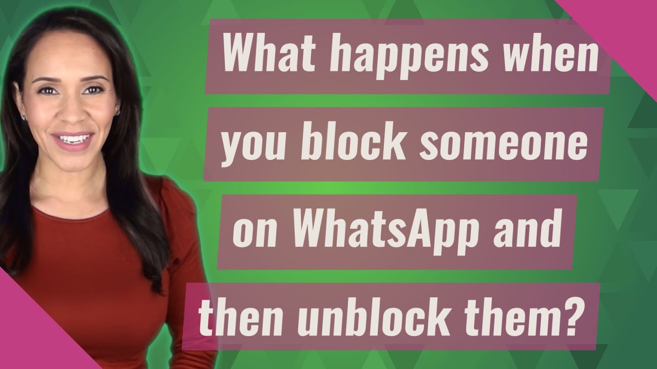 When you unblock a contact, do they notice?