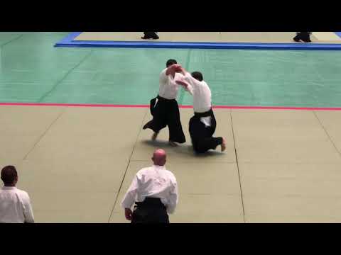 Yokota Yoshiaki Shihan demonstration at the 57th All Japan Aikido Demonstration 2019.