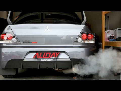 Mitsubishi Evo 9 ETS Catback Exhaust (High Definition Sound) | Cold Start & Revving
