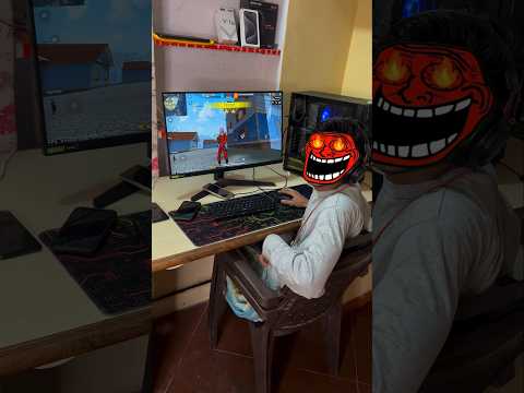 Watch Till End 😈 Mobile vs PC - FREEFIRE TEST #freefire #shots #iphone #pc #trending