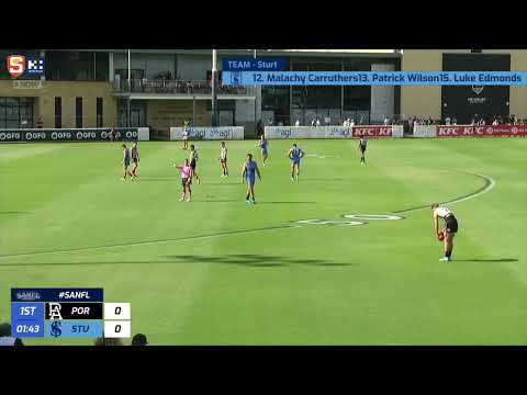 Rd 4 SANFL Snapshot - Port's Xavier Duursma kicks a neat set shot