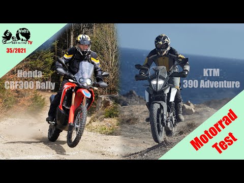 Wolf compares motorcycles: Honda CRF300 Rally | KTM 390 Adventure | A2 license adventure bikes