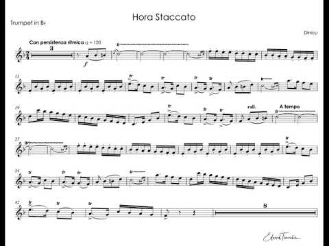 Dinicu, Grigiras - Hora Staccato - Hakan Hardenberger trumpet Bb
